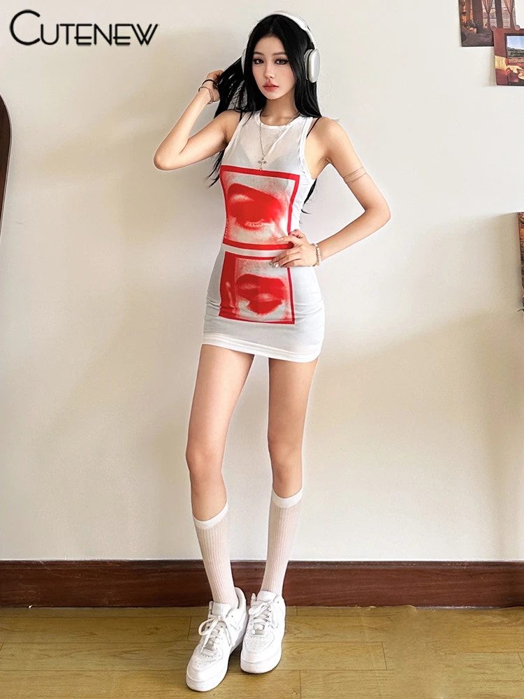 Panelled Print Women Mesh Tops Hipster Thin O-neck Sleeveless See Through Lengthen Tanks Female Stunning Street Clubwear 26 Panelled Print Women Mesh Tops Hipster Thin O-neck Sleeveless See Through Lengthen Tanks Female Stunning Street Clubwear