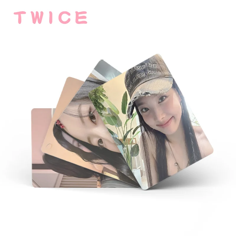 Album Cards 50pcs KPOP TWICE New Album Laser LOMO Card Collection Gift Postcard Photo