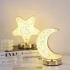 Bedroom Crystal Touch Dimming Night Light Girls Room Home Decor Aesthetics USB Bedside LED Ambient Table 3d Moon Lamp 2