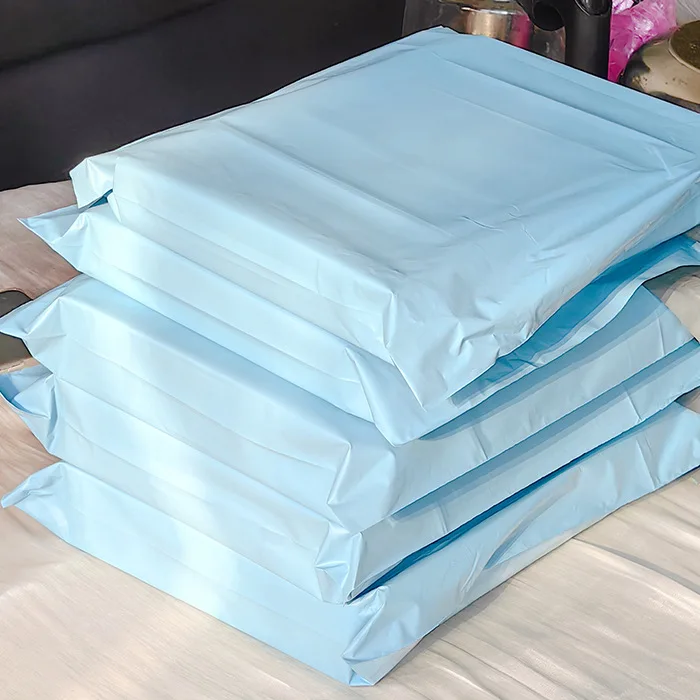 Light Blue 25x35cm Shipping Bags Waterproof Mailer for Mailer Box & Small Items 10pcs Aesthetic Packaging Bag with Self-Seal