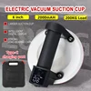 6" Digital Display Power Electric Suction Cup One-Click Start Vacuum Air Pump Force 200KG Glass Tile Suction Cup Handling Tool