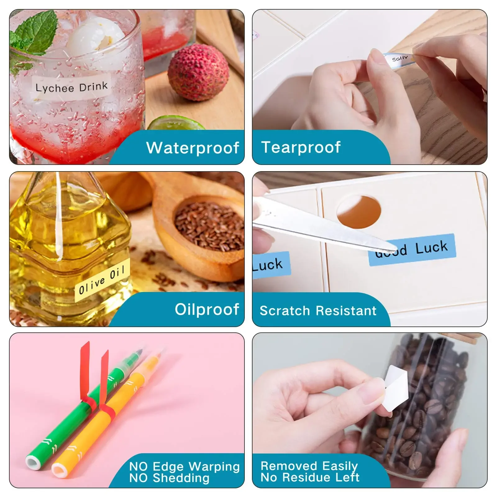 Label Laser Tapes 12x40mm Sticky Compatible with D30 Portable Label Printer Tape Label Print Paper for Office Holographic Silver