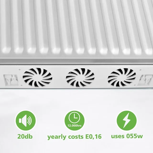 1/2/3pcs Radiator Fan 100-240V 50/60Hz 350MA Booster Extension Set Ventilator Fan Intelligent Cooling Fan Fireplace Fan 3