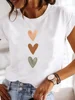 Summer Women’s Love Heart Graphic Tee | Casual T-Shirt