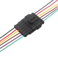 6Pin Waterproof AMP Auto Connector 18AWG Male Female with Wire Quick Disconnect for Truck DJ7061-1.5-11/21 OEM 282090-1/282108-1 4