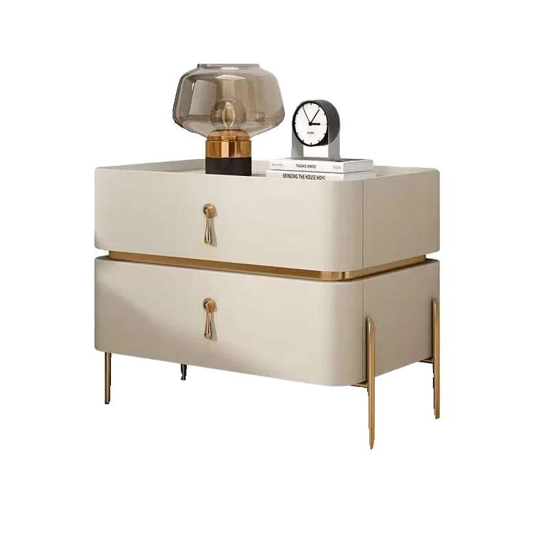 Storage Modern Nightstand Table Drawer Nordic Designer Trendy Nightstand Aesthetic Luxury Mesitas De Noche Bedroom Furniture