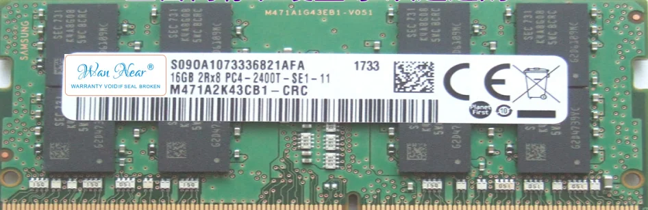 For 16G 2RX8 PC4-2400T-SE1-11 M471A2K43CB1-CRC Notebook 2 S5aea8f6cbd744906800c57bbe888ff43a