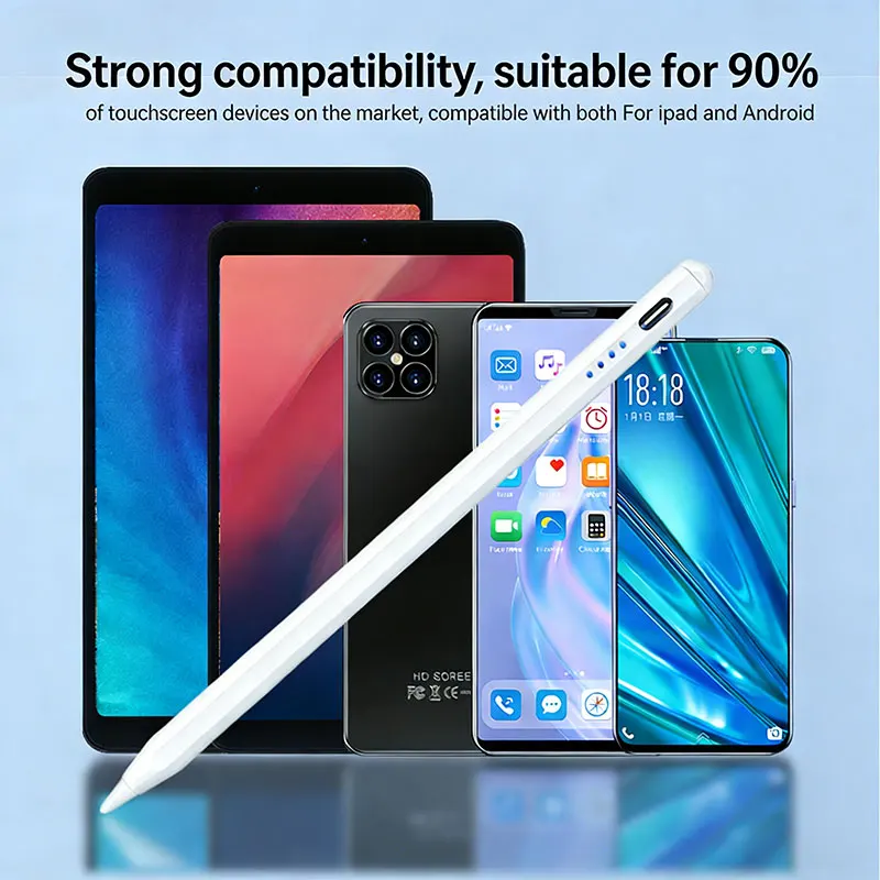 Universal Capacitive Touchscreen Stylus Pen for Tablets and Smartphones