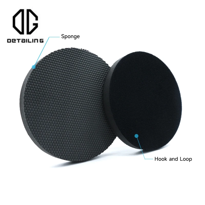 1-5 개 6 인치 매직 클레이 바 패드 자동차 세차 도구 클레이 애플리케이터 소프트 클레이 바 폼 패드 자동차 청소 액세서리