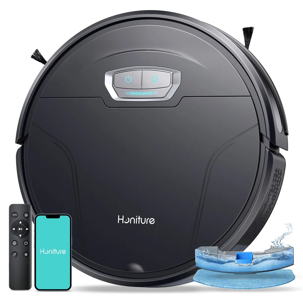 Huniture ロボット掃除機 黒 Huniture ロボット掃除機 黒