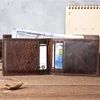 Wholesale 100% Genuine Leather Men Wallets Premium Product Real Cowhide Wallets for Man Short Black Walet Portefeuille Homme 1