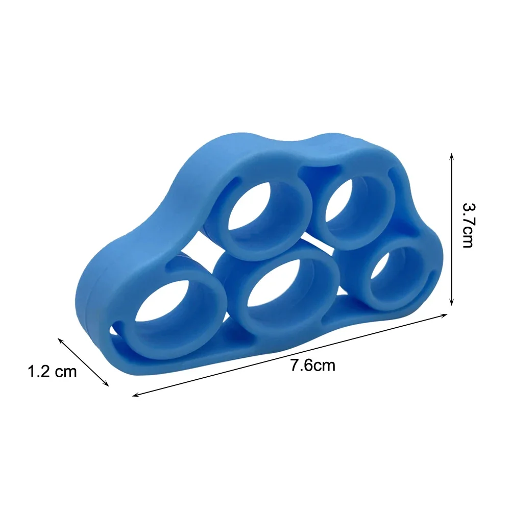 Silicone Finger Gripper Gym Hand Grip Resistance Band Wrist Stretcher Elastic Five Finger Expander Strength Trainer Exercise