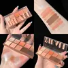 DIKALU Ten Color Makeup Comprehensive Plate Eyeshadow Plate Blush Contouring Highlights Earth Color Matte New Ins 3