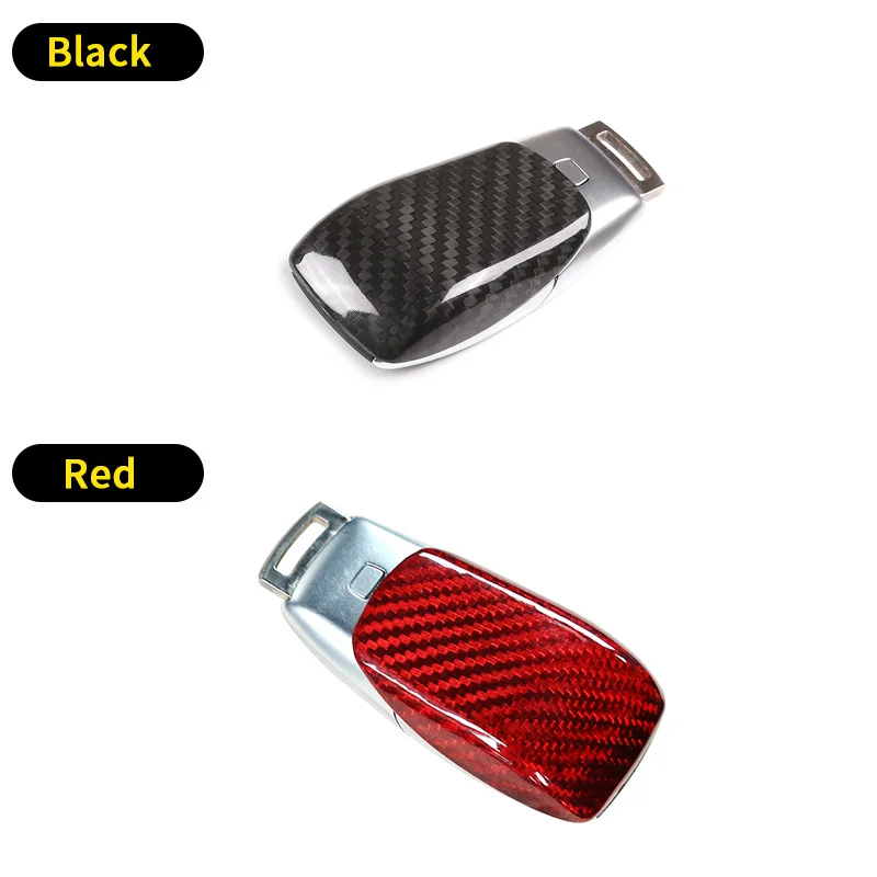 Luxury Real Carbon Fiber Car Key Shell Cover