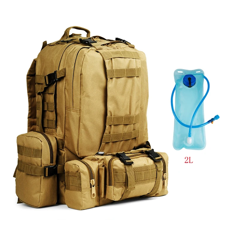 Sac a dos,Sac à dos tactique militaire 4 en 1 pour l'extérieur,capacité