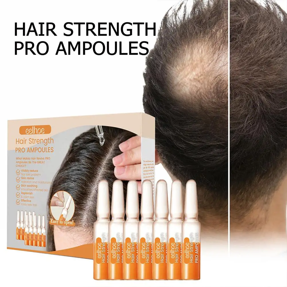 

2ml*7pcs Hair Repair Ampoules Hair Repair Serums Hereditary Growth Oil Repair Care Effective Hair Loss Baldness Q6L7