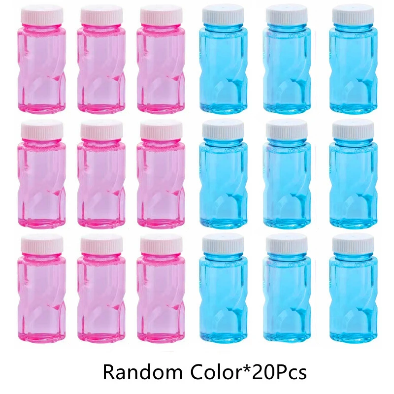 50ml*20pcs Bubble Gun Refill Liquid Children's Bubble Gun Bubble Machine Blowing Bubble Toys