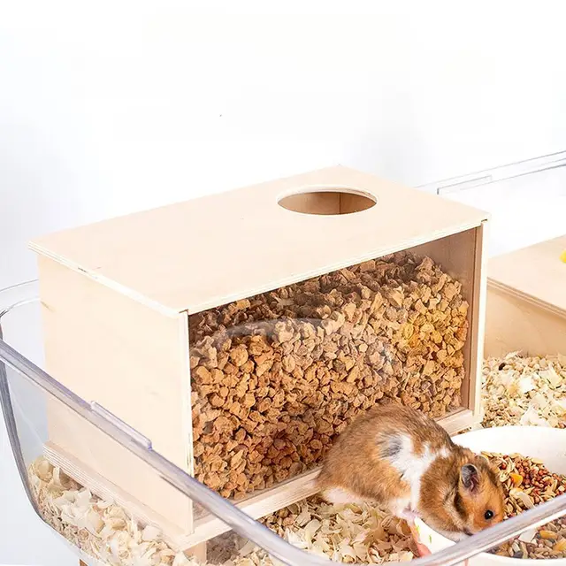 Hamster Digging Box Toy Hamster House Sand Bath Box for Small Animals Syrian Rat Dwarf Hamster Small Sized Pets Case 3