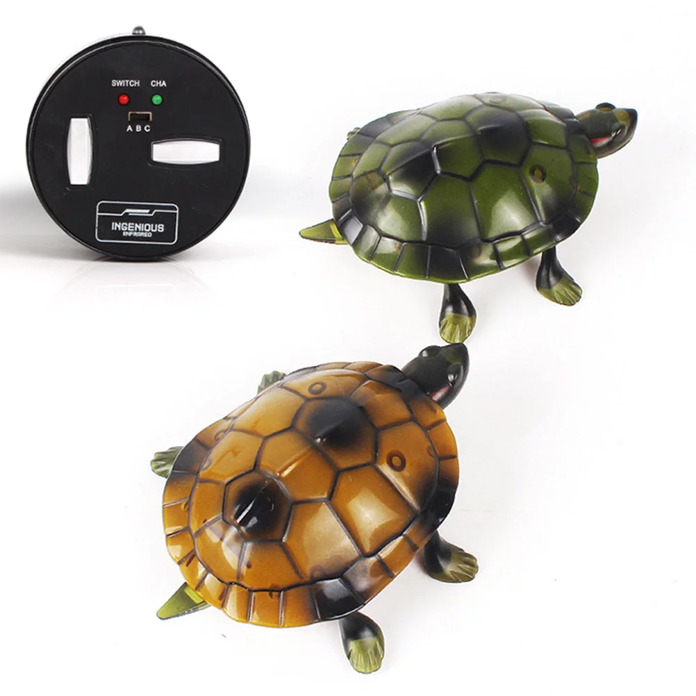 

1pc Electric RC Turtle Toy Simulation Walking Turtle Toy No (Green)