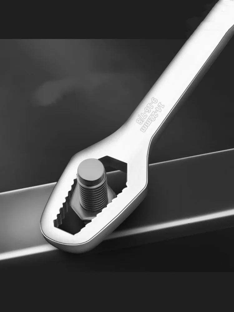 3-17mm8-22mm Universal Torx Schlüssel Einstellbare Multifunktions Schlüssel Bord Doppel-kopf Mehrzweck Torx Spanner Reparatur hand Werkzeuge – Detail 4