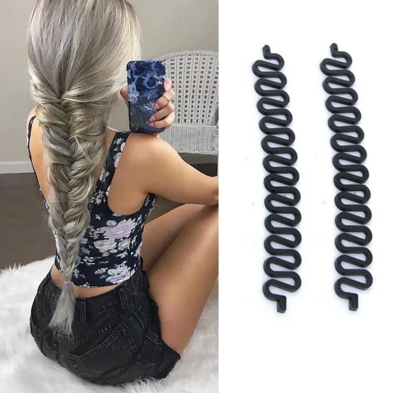 Hairstyle Braiding Tools Pull-Through Hair Needle Hair Disk Hair Comb Hair  Styling Tools Braid Hair Accessories - AliExpress