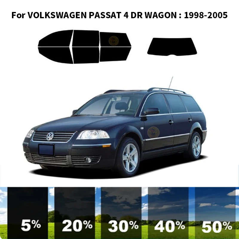 

Precut nanoceramics car UV Window Tint Kit Automotive Window Film For VOLKSWAGEN PASSAT 4 DR WAGON 1998-2005
