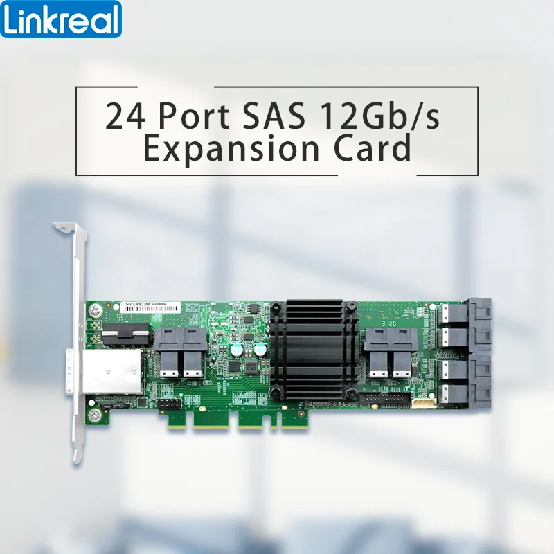24 Port 12Gb/s SAS Expansion Card for SAS Drives with chipset