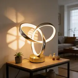 USB - Powered Minimalist Tri - Color Dimmable Desk Lamp for Versatile Home and Office Use (Gold)
