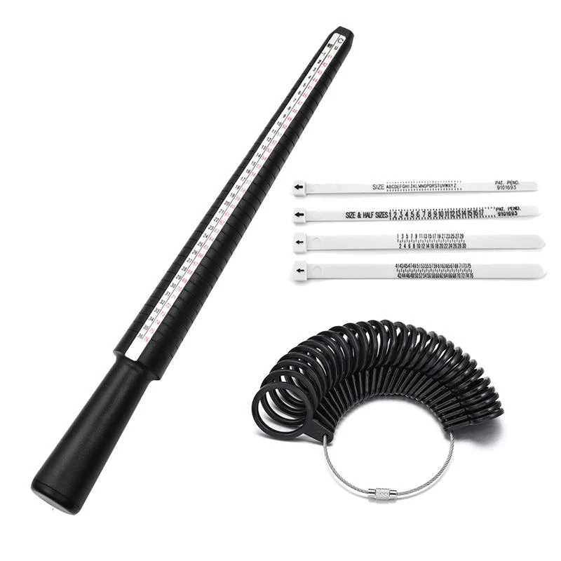 Coptiner Ring Sizer UK, Metalen Ring Sizer Meetmeter Maat A-Z voor Mannen en Vrouwen Herbruikbaar Juweliers voor het Meten van Ringdiameters