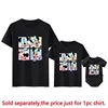 New Disney Minnie Mouse Shirts Cute Mother and Kids Tshirts Tops Baby Romper Funny Look Disneyland Trip Family Matching Outfits 4