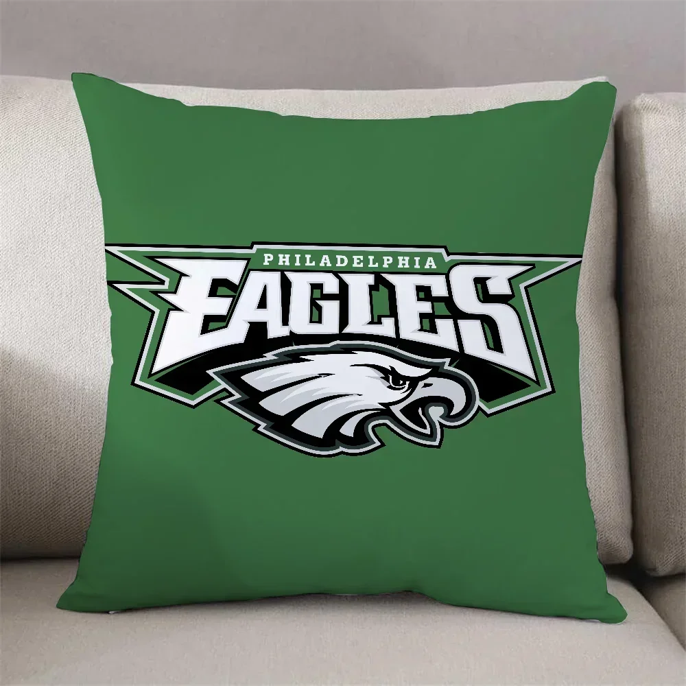 Philadelphia E-Eagles Cushion Cover 45x45 Cushions Covers Decorative Pillowcase for Living Room Home Decoration Accessories Sofa 3
