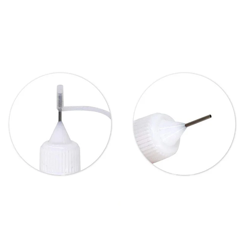 10 Flaconi Con Beccuccio A Ago 30 Ml - Per Colla, Liquidi, Hobby E Lavoretti - Bianchi - Foto 8