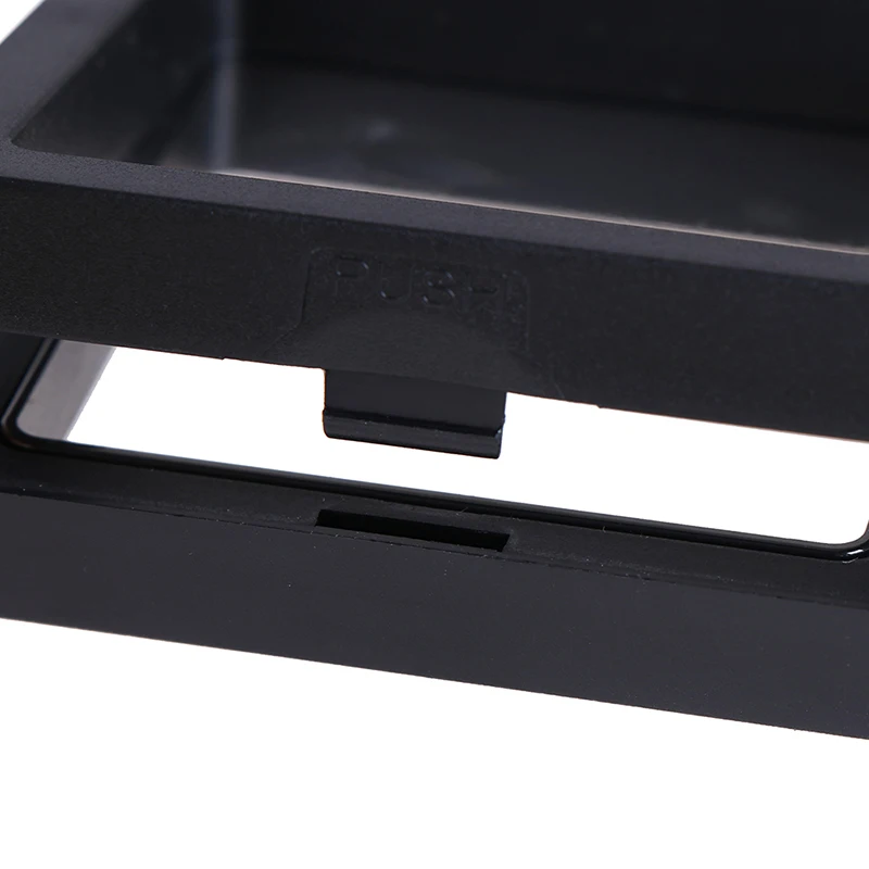 70*70mm Black 3d Floating Jewelry Coin Display Frame Holder Box Case W/ Stand High Quality