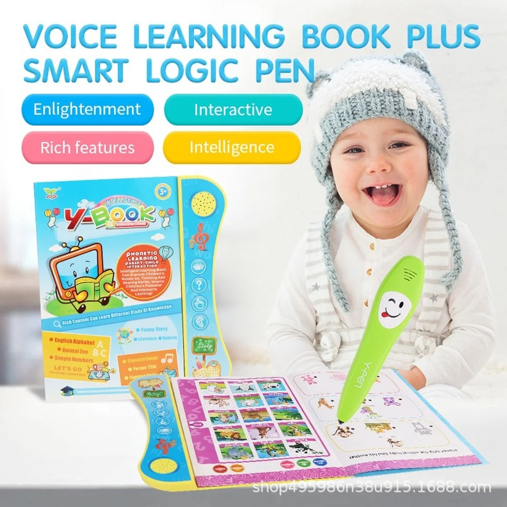 English Language Reading Book Learning E-book for Children Interactive Voice Reading Machine Early Educational Toys Kids Gift 2