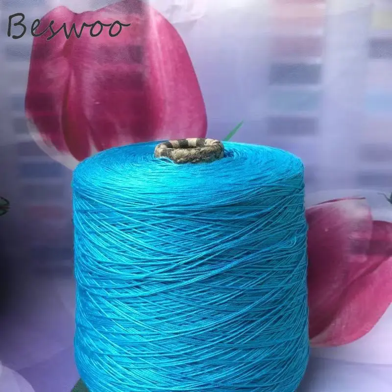 Luxurious Egyptian Cotton Lace Yarn – Soft, Glossy, and Skin-Friendly for DIY Shawls and Sweaters