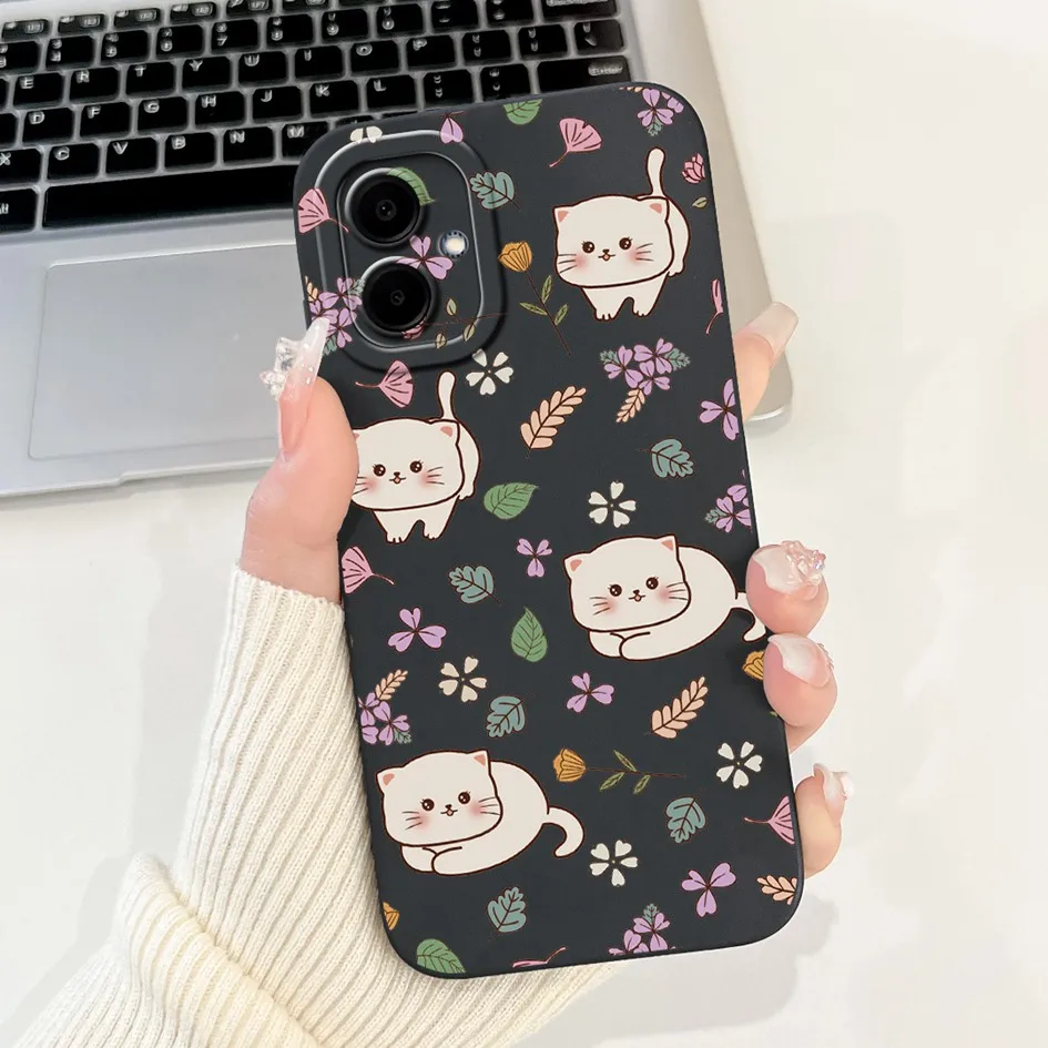 Cute Astronaut Unicorn Silicone Soft Case with Camera Lens Protection