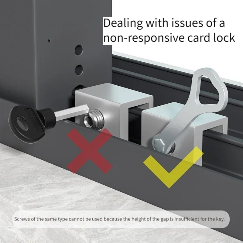 2pc Silver Window positioner Limit holding artifact Children's sliding window door latch safety lock Window slide fastener