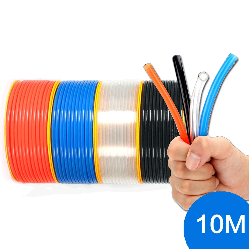 

10 Meter 4mm 6mm 8mm 10mm 12mm 14mm 16mm Air Hose Pipe Pneumatic Tube For Compressor PU Hoses Tubing OD 8x5 12x8 10x6.5 4x2.5mm