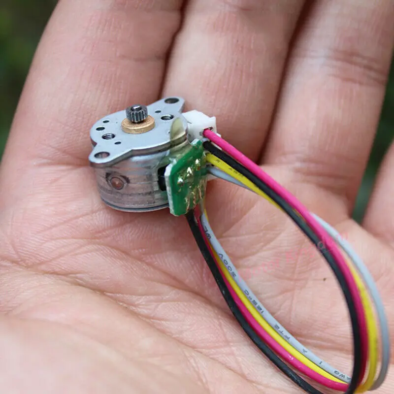 Micro 15MM 2-Phase 4-Wire Stepper Motor Mini Stepping Motor 15T Copper Gear 18° 