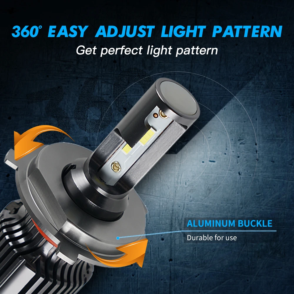 Led Lights Led Bulbs Led Headlights Led Car Lights Led Car Headlights Bevinsee H4 H7 H1 Led Headlight For Vehicles H3 H8 H9 H11 Led Lights 9006 HB4 9005 HB3 Car Light Bulbs 12V 6000K 50W Lamp F31B