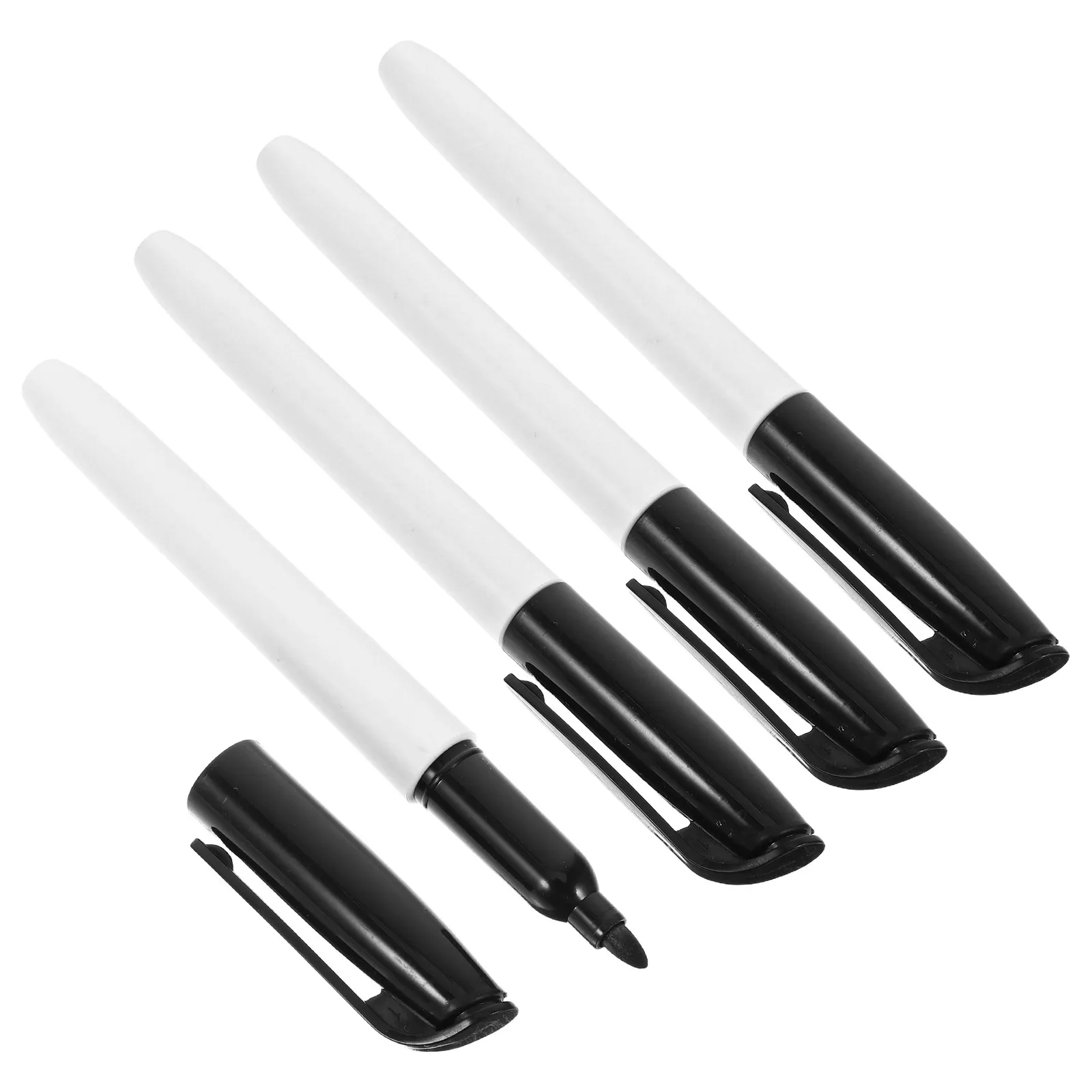 4Pcs 지울 수 있는 화이트보드 마커 수성 액체 분필 미세 팁 드라이 지우기 펜 교실 사무실 교육 쓰기 그리기