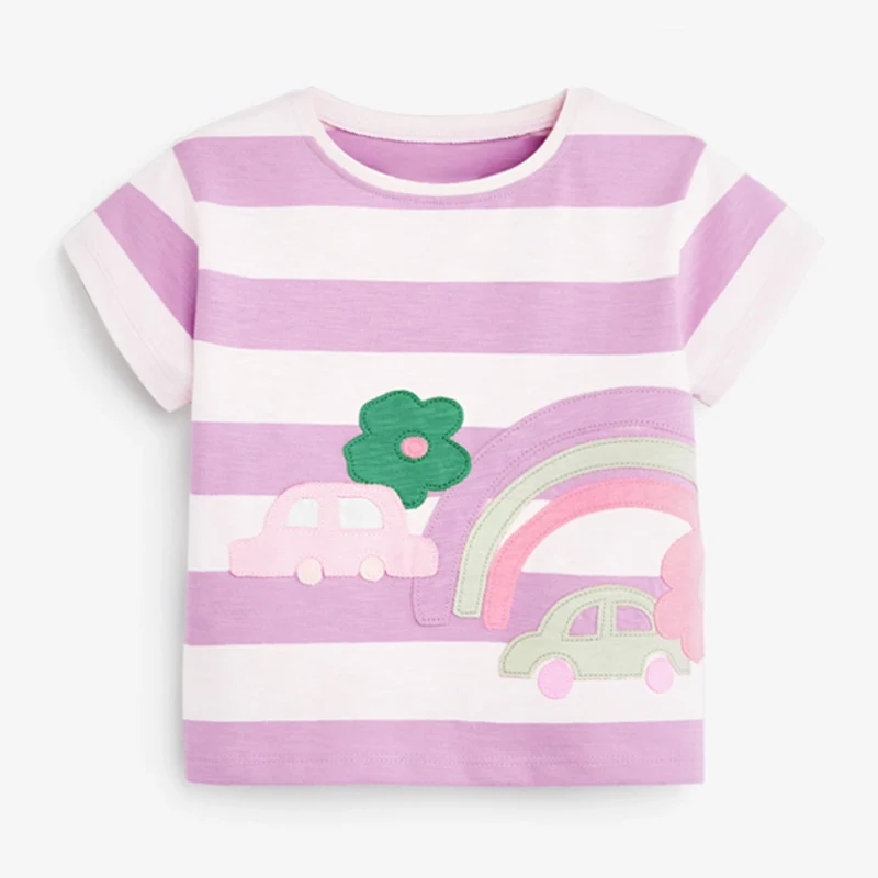 

Качественная одежда для маленьких девочек из 100% чесаного хлопка, футболка с коротким рукавом для младенцев и детей, летняя футболка для маленьких девочек, нижнее белье