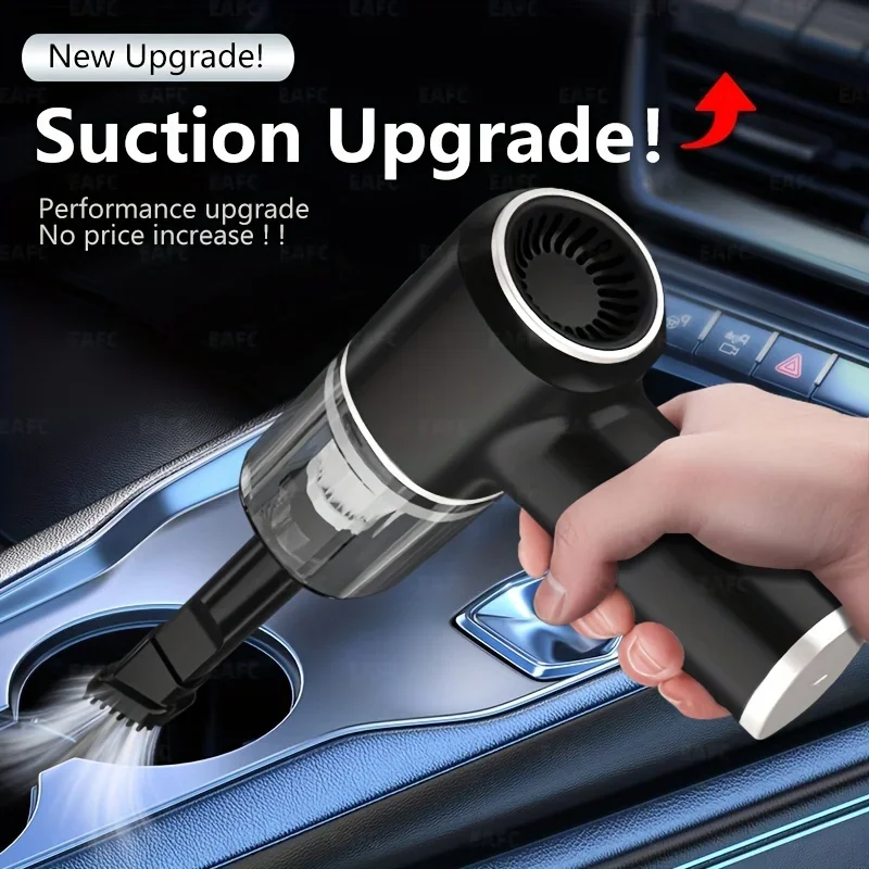 EAFC Car Vacuum Cleaner Portable Wireless Vacuum 47000PA Strong Suction Handheld Cleaner Powerful Blower Dust for CarHome