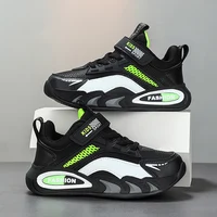 Chaussures de Tennis pour enfants, baskets de sport d'automne décontractées pour garçons, légères et respirantes, en cuir, pour entraînement quotidien, nouvelle collection 1