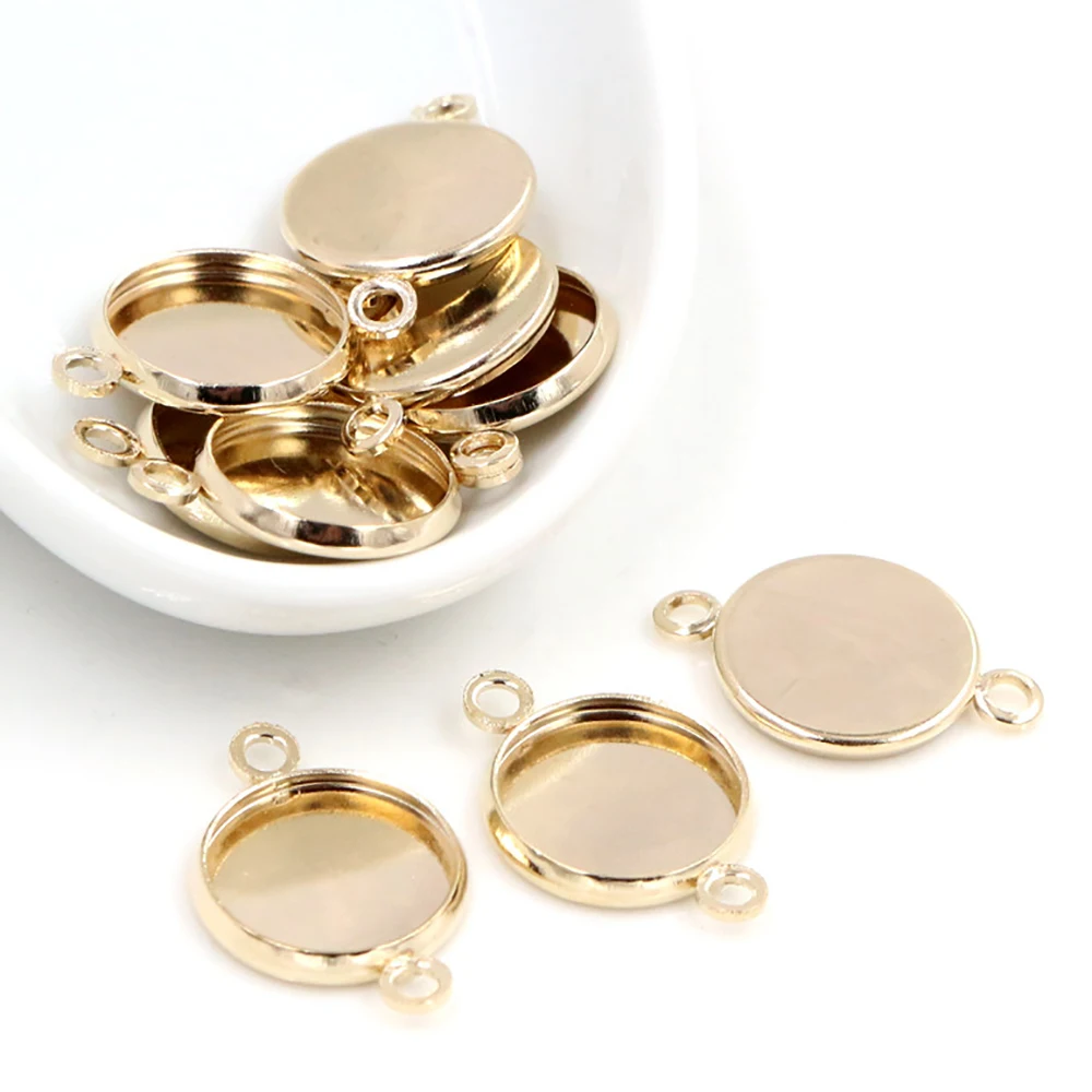 Multi-Size Colorful Plated Iron Pendant Trays