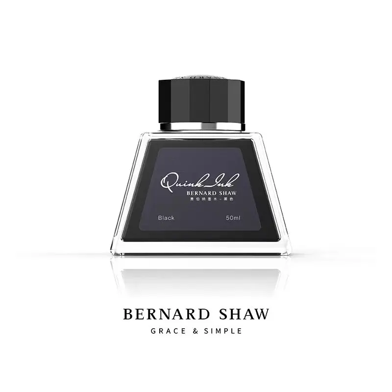 베르나드 프리미엄 만년필용 잉크 - 빠른 건조, 무탄소, 막힘 방지 포뮬러 - 50ml 대용량