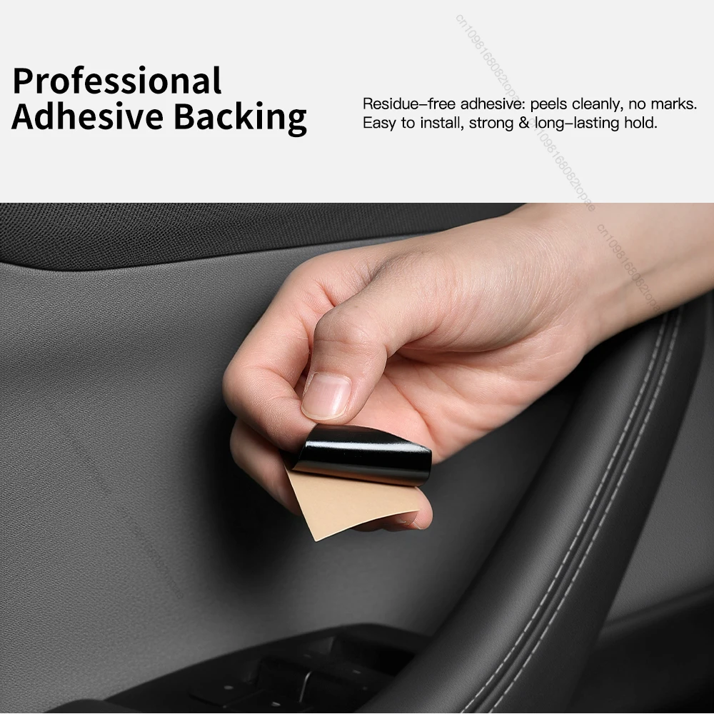 테슬라 모델 3/Y 하이랜드 주니퍼 2025 도어 스위치 잠금 버튼 트림 알칸타라 스티커 자동차 인테리어 액세서리