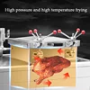 Gas Vertical Pressure Fryer 35L Large Capacity Pressure Commercial Stainless Steel Electric Heating  Fried Chicken Equipment 3