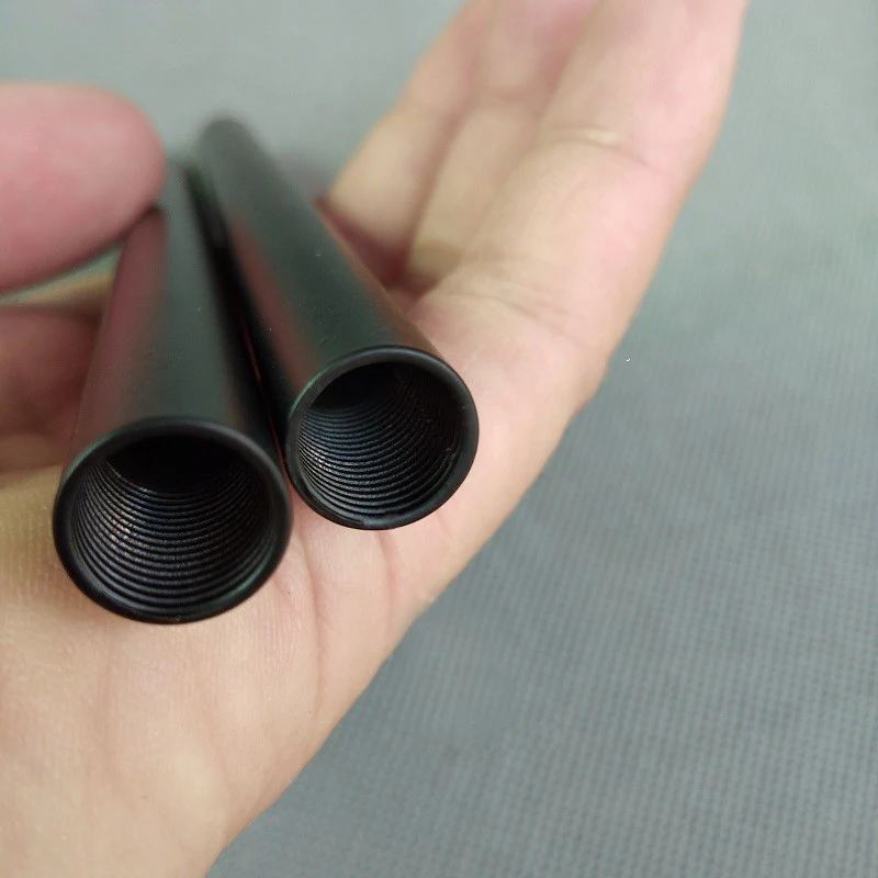 Tubo Filettato M10 12.2" Zincato - 2 Pezzi Per Ventilatori Soffitto E Lampade