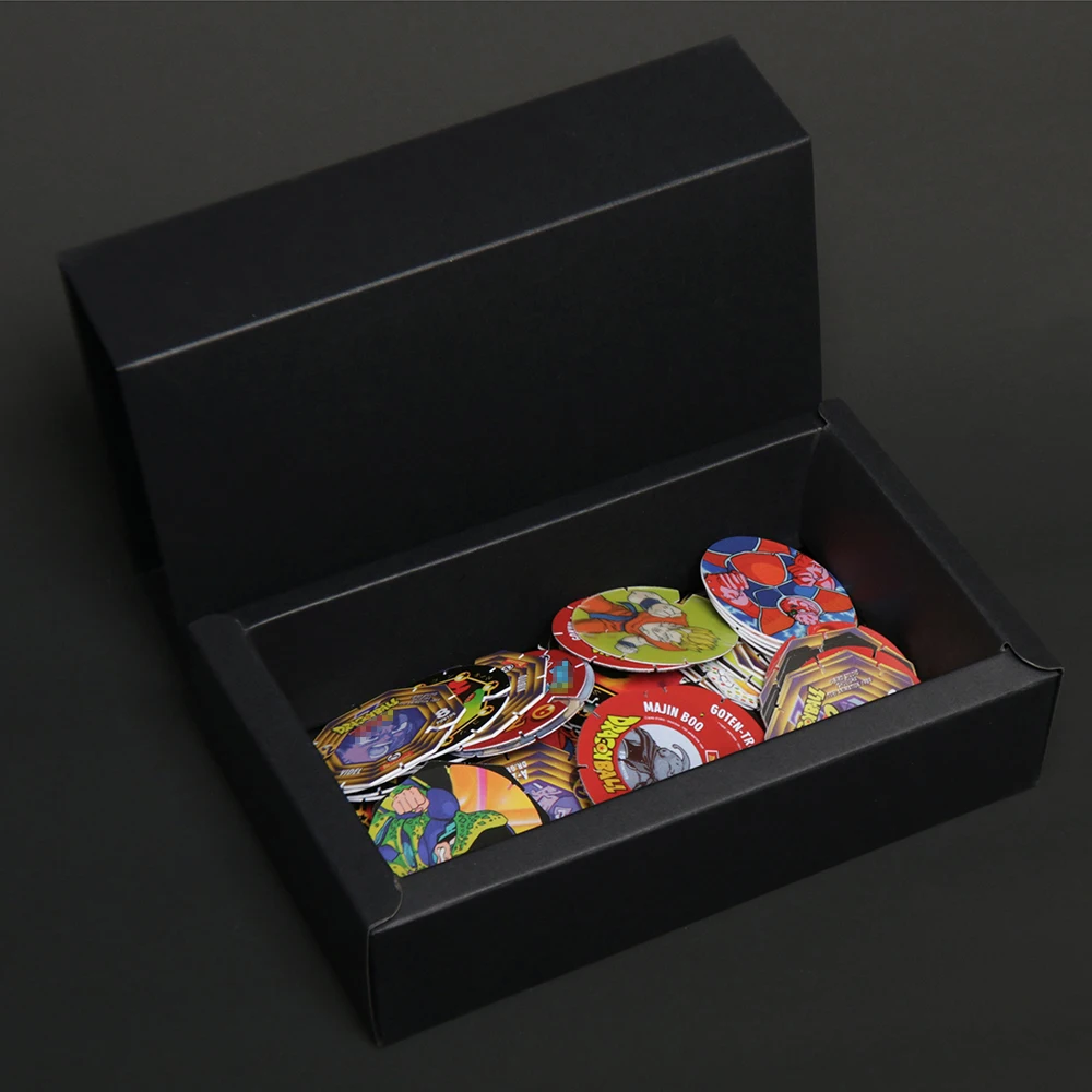 Tasos Dragon Ball Z Nuova Collezione Completa 100/100 Super Saiyan Songoku Gioco Catapulta Carte Pogs Milkcapchaps Regalo Sigillato